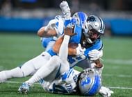Adam Thielen at Detroit Lions v Carolina Panthers